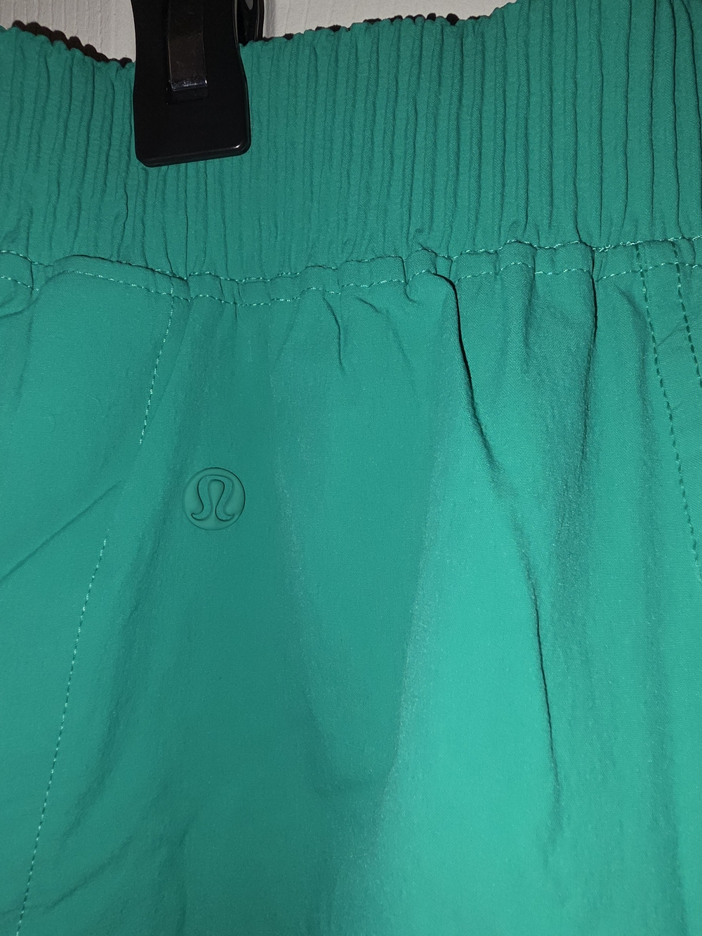 lululemon athletica Teal Elastic-Waist Athletic Shorts